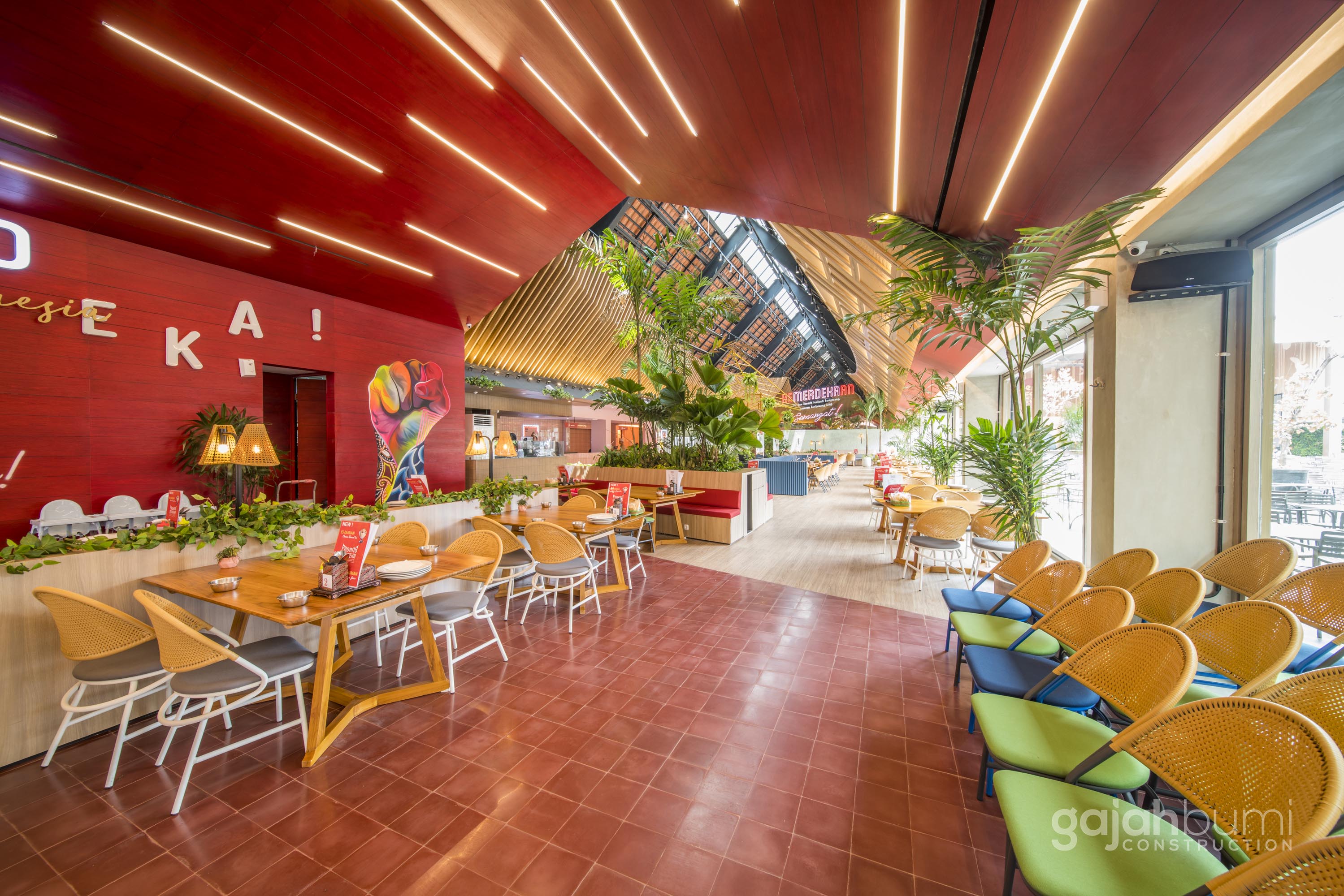 Restaurant Design Ideas With Red Color